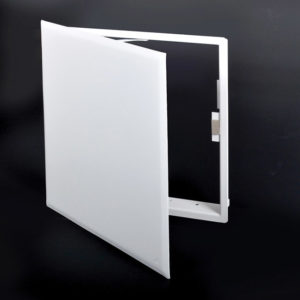 CTR-MAG-160- CONTOUR - Flush Universal Access Door with Magnetic Closing. Concealed magnets. Pantograph hinge. Holding cable.