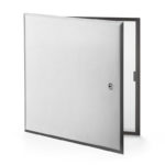 CTR-SS-60- Flush Universal Stainless Steel Access Door with Hidden Flange. Screwdriver operated cam latch. Pantograph hinge