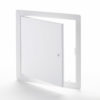 MDS-90- Medium-Security Flush Universal Access Door with Exposed Flange. Pinned hex head cam latch. Piano hinge.