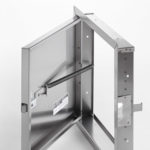 Fire-Rated Uninsulated Stainless Steel Access Door with Exposed Flange